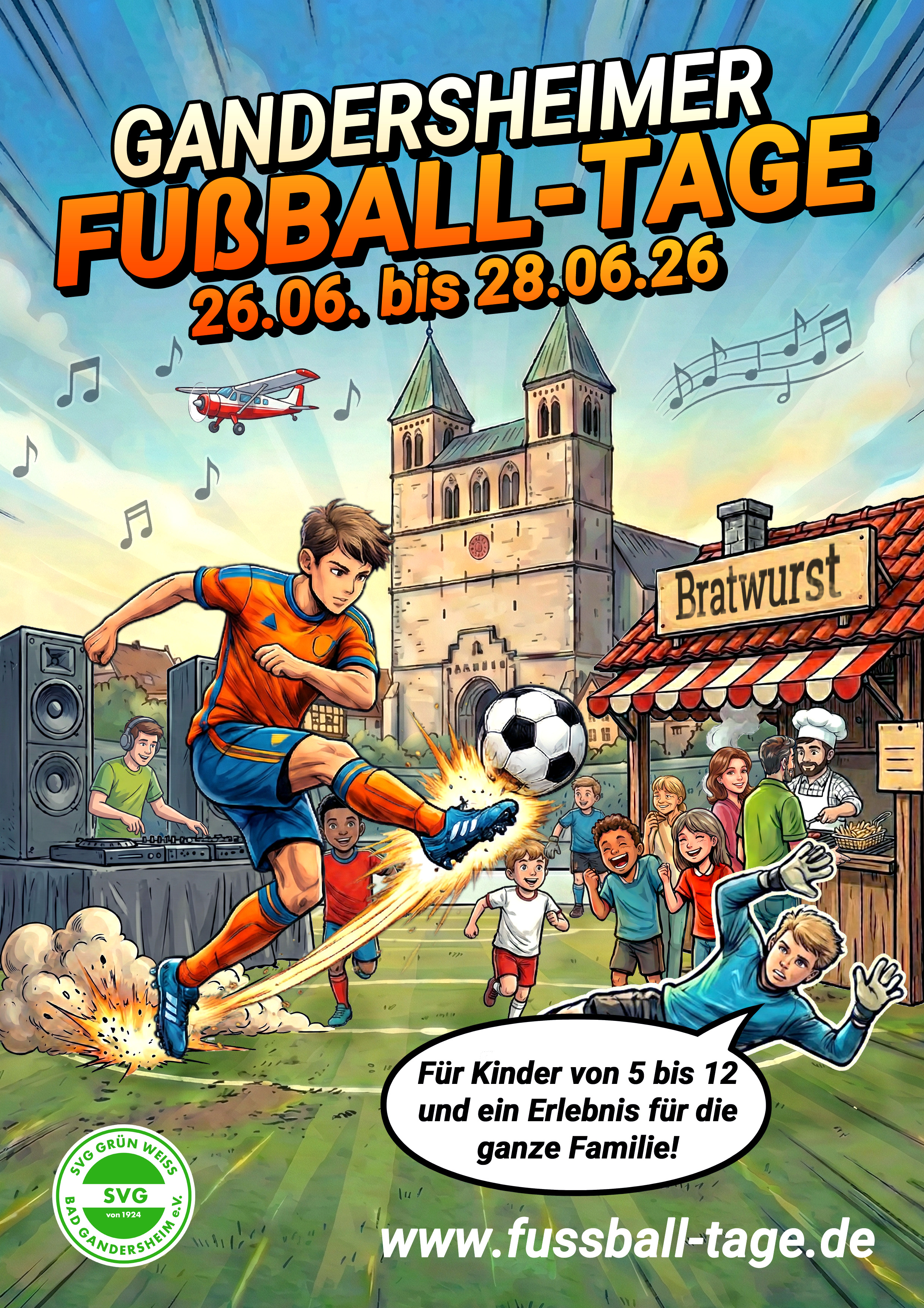 Flyer Anmeldung Gandersheimer Fußball-Tage